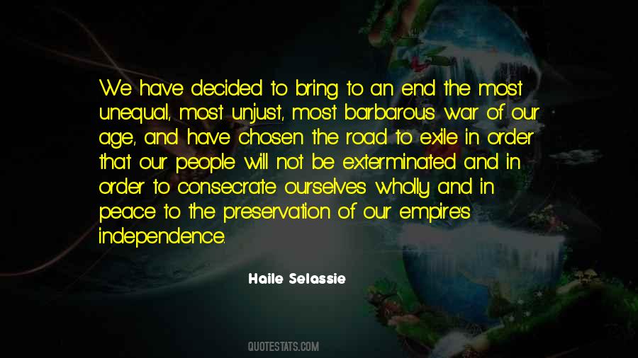 Haile Selassie Quotes #289468