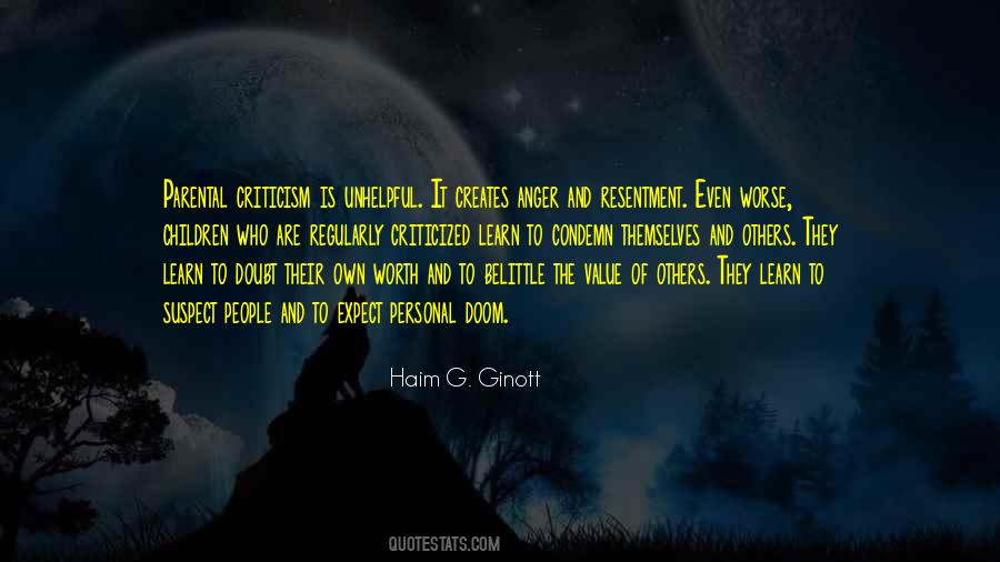 Haim G. Ginott Quotes #1311311