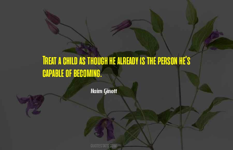 Haim Ginott Quotes #334762