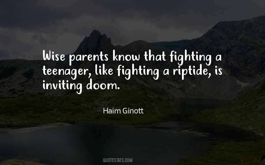 Haim Ginott Quotes #917303