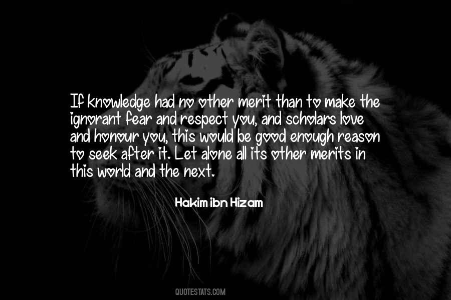 Hakim Ibn Hizam Quotes #17142