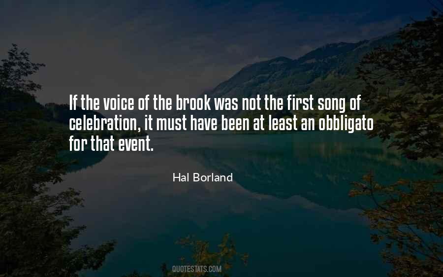 Hal Borland Quotes #1512278