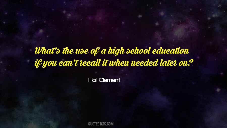 Hal Clement Quotes #1503148