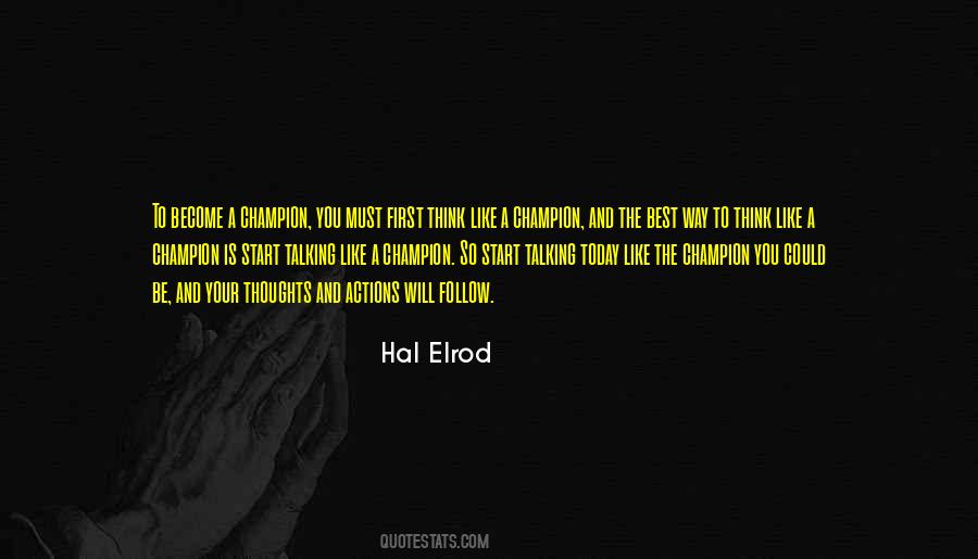 Hal Elrod Quotes #991531