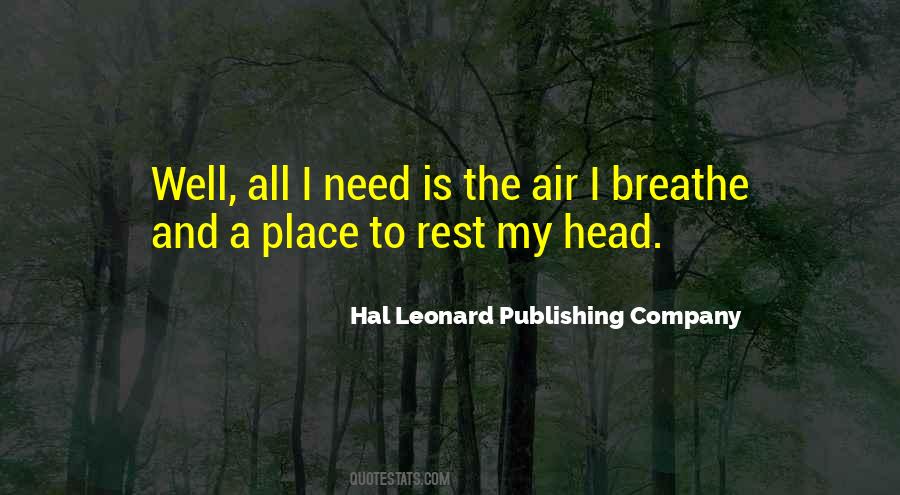 Hal Leonard Publishing Company Quotes #493000