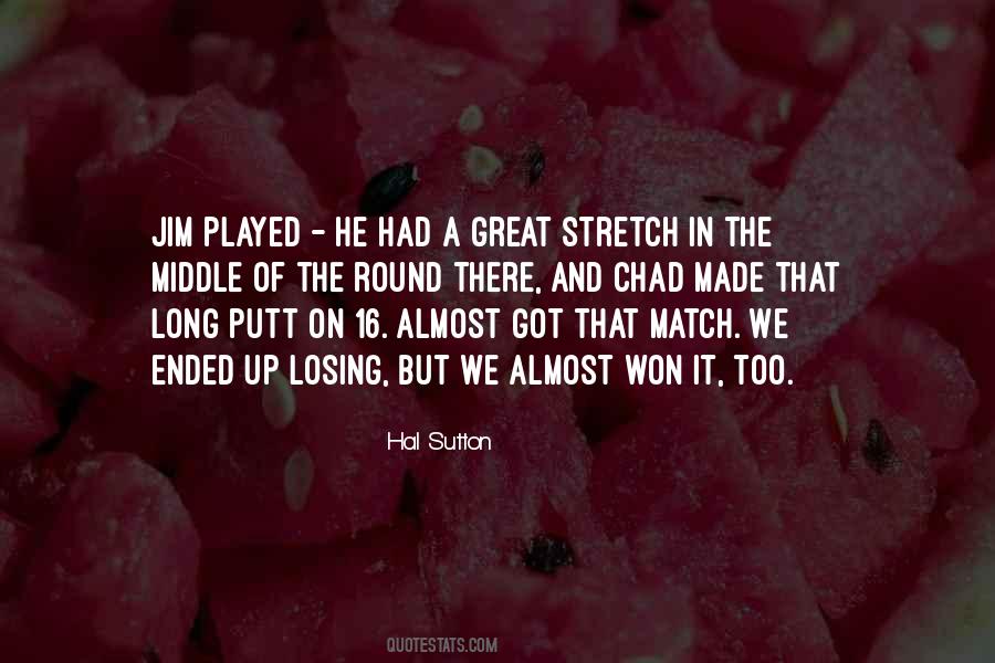 Hal Sutton Quotes #1564768