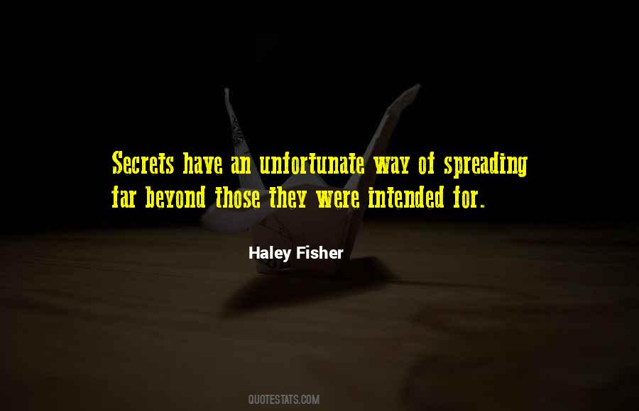 Haley Fisher Quotes #385021