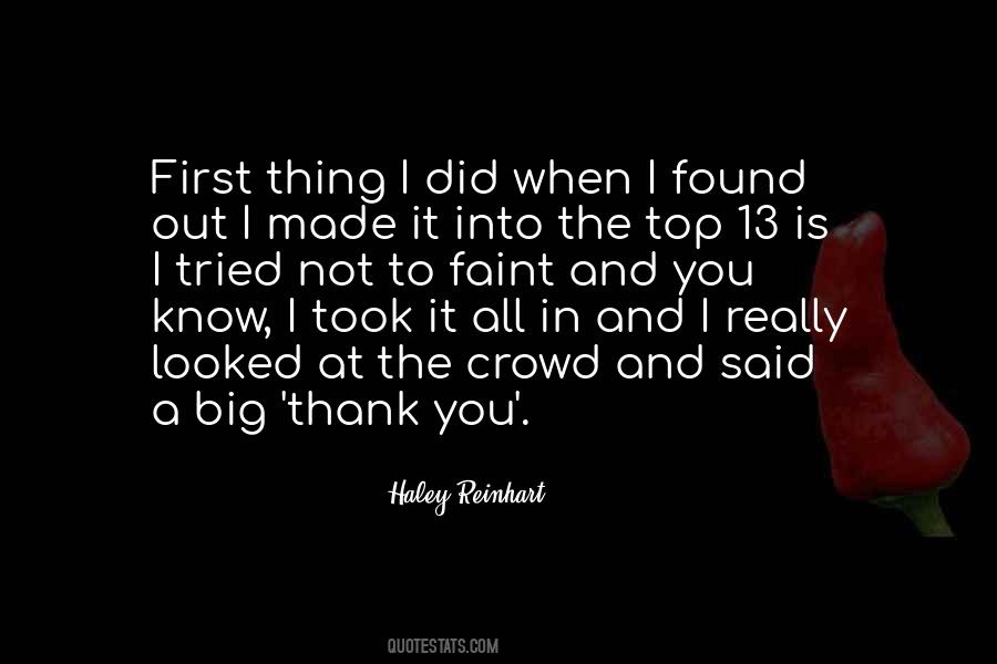Haley Reinhart Quotes #1330278