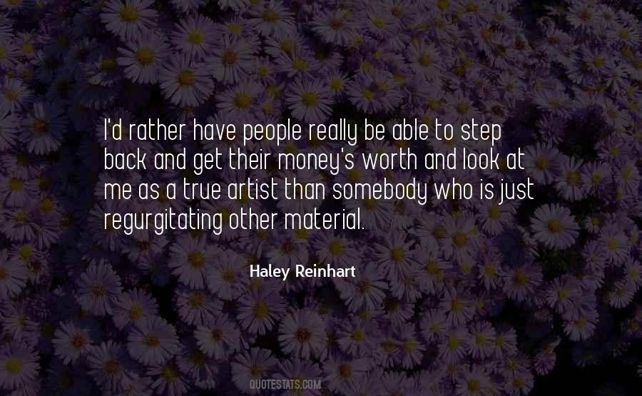 Haley Reinhart Quotes #1526528