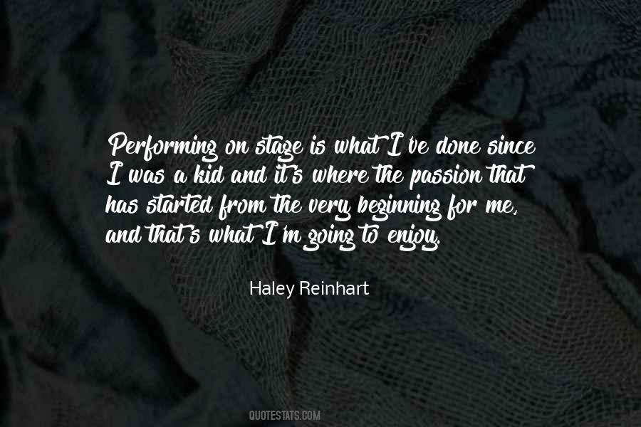 Haley Reinhart Quotes #1747548