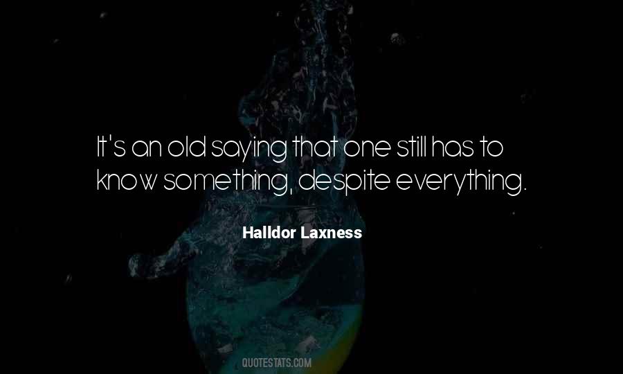 Halldor Laxness Quotes #526787