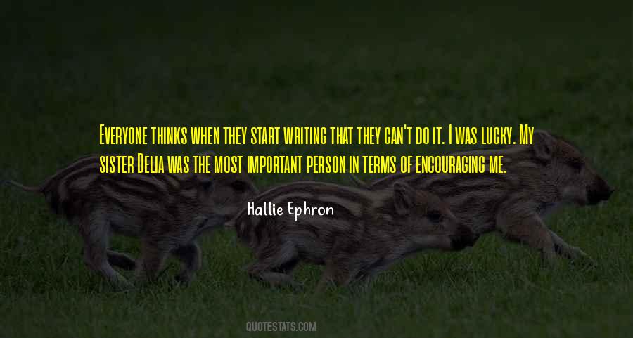 Hallie Ephron Quotes #1811854