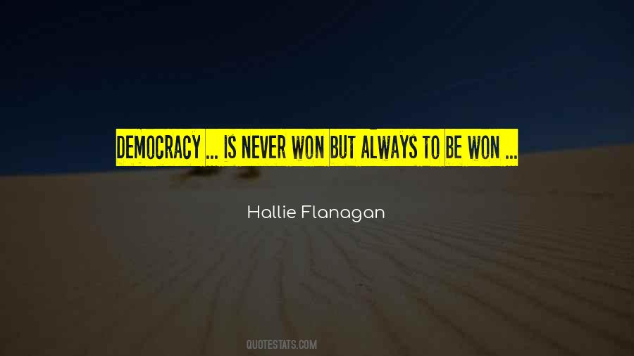 Hallie Flanagan Quotes #1413628