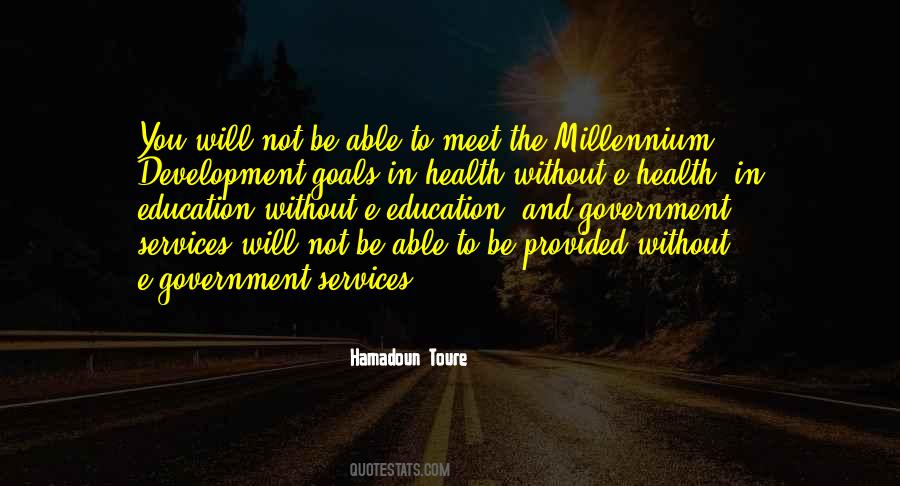 Hamadoun Toure Quotes #347962