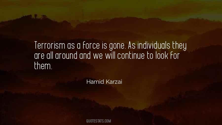 Hamid Karzai Quotes #1613468