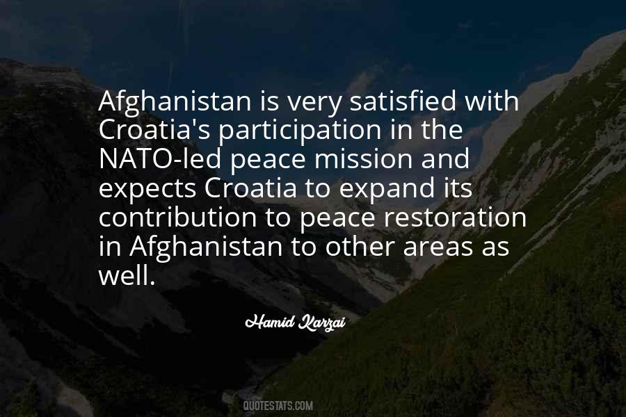 Hamid Karzai Quotes #1762314