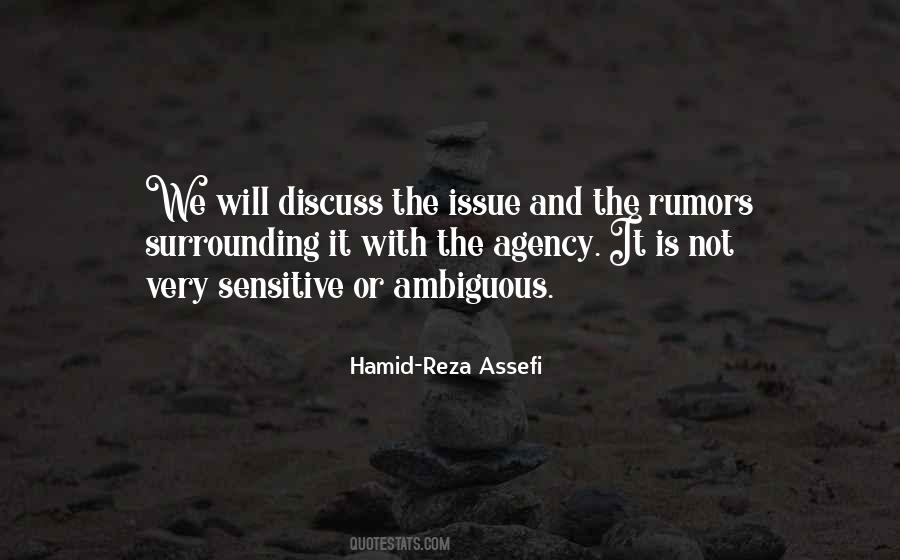 Hamid-Reza Assefi Quotes #604115