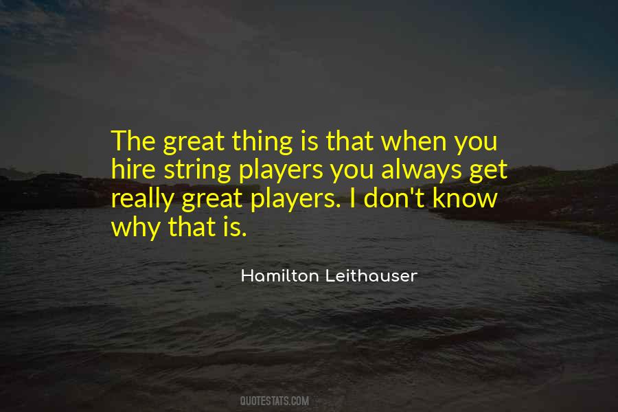 Hamilton Leithauser Quotes #733735