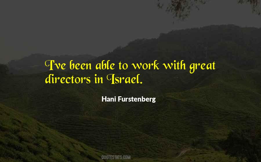 Hani Furstenberg Quotes #1317167