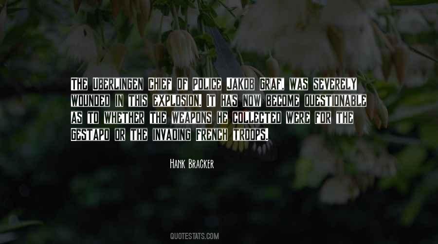 Hank Bracker Quotes #1691638