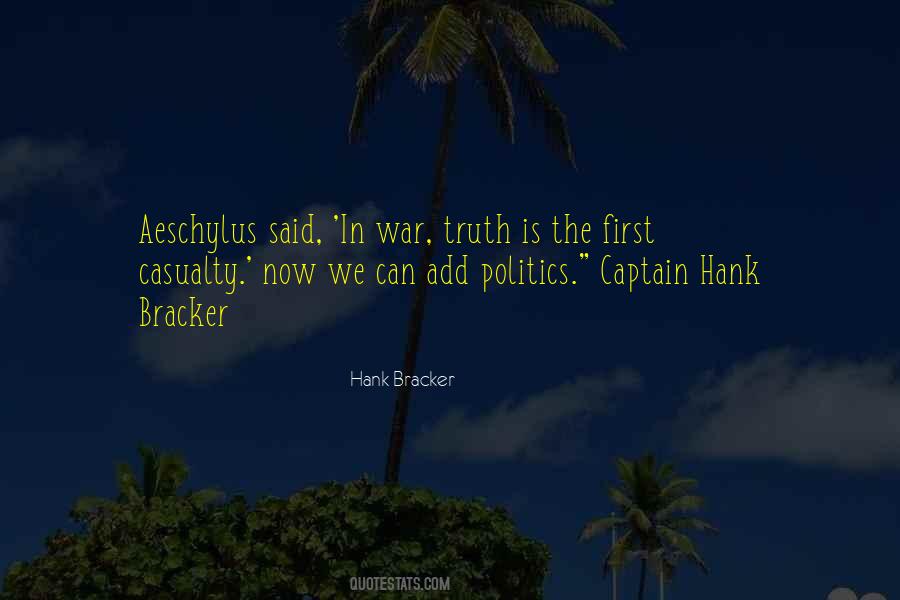 Hank Bracker Quotes #1810991