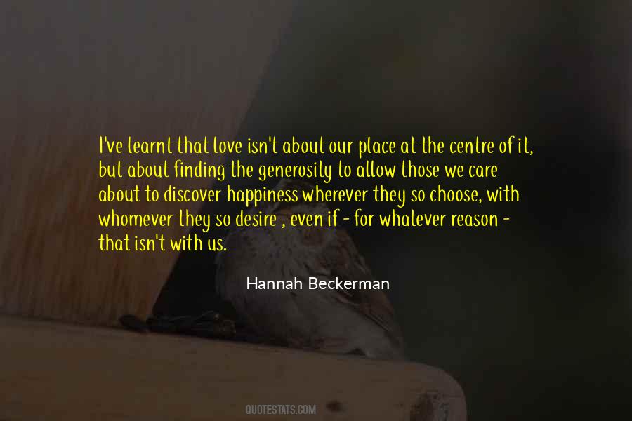 Hannah Beckerman Quotes #599033