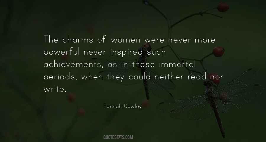 Hannah Cowley Quotes #1182071