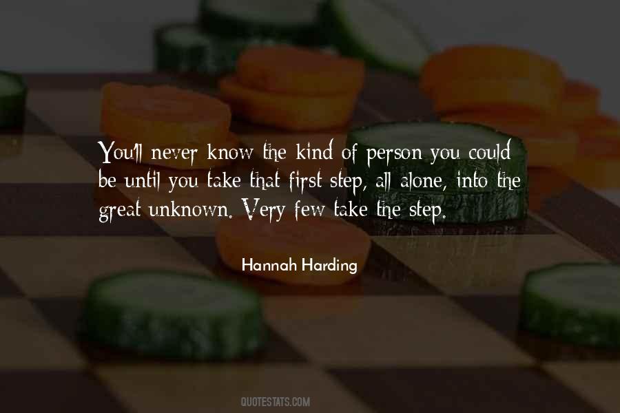 Hannah Harding Quotes #240919