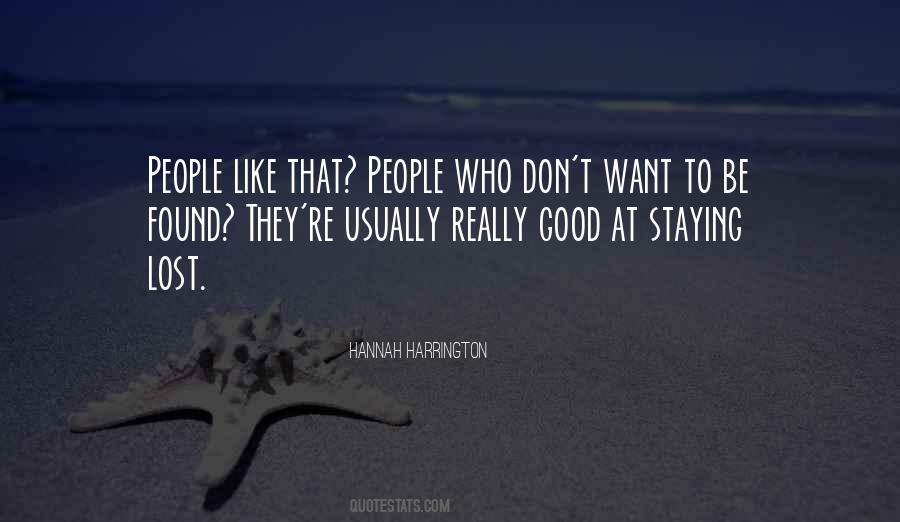 Hannah Harrington Quotes #1129498