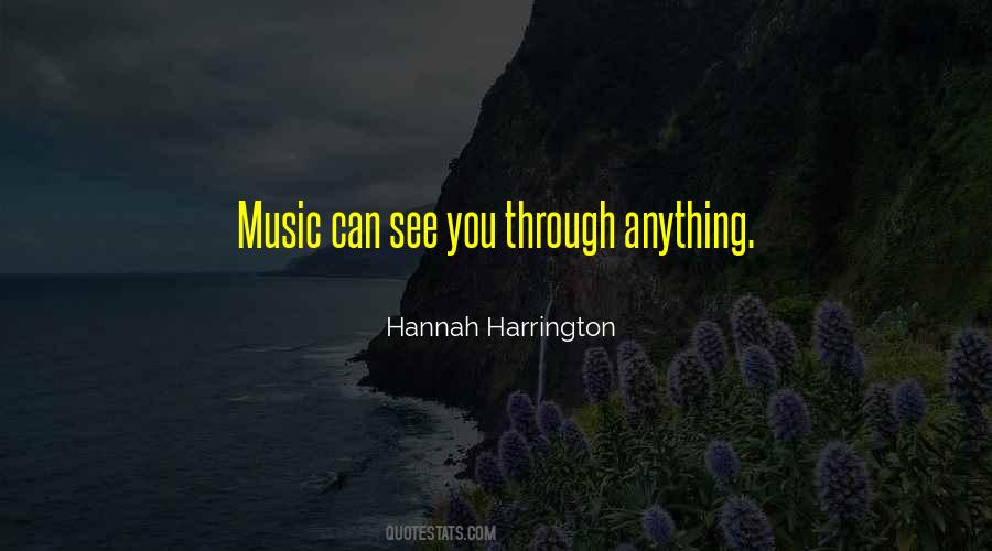 Hannah Harrington Quotes #1478039
