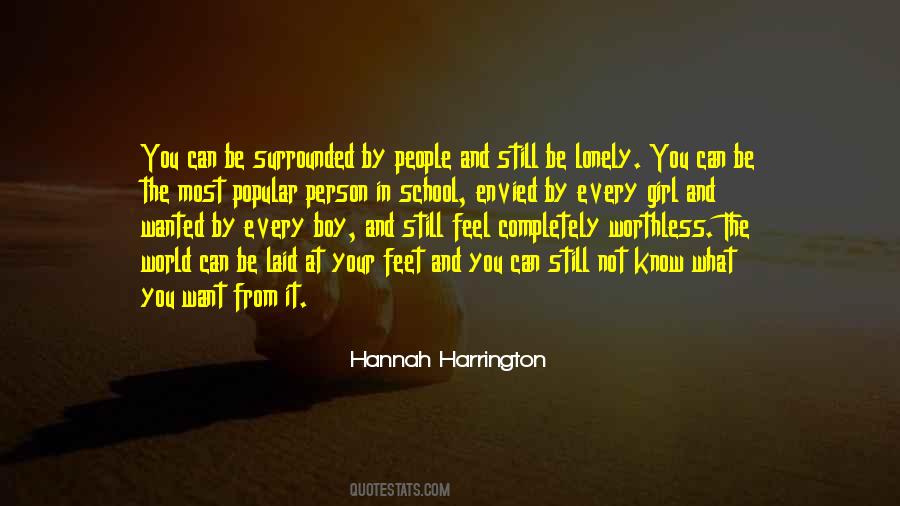 Hannah Harrington Quotes #1867873