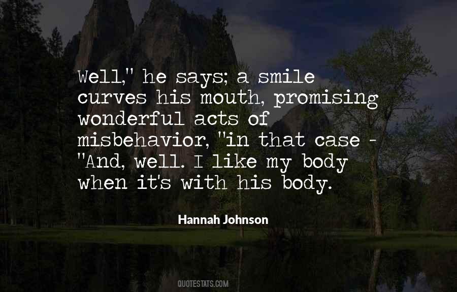 Hannah Johnson Quotes #844587