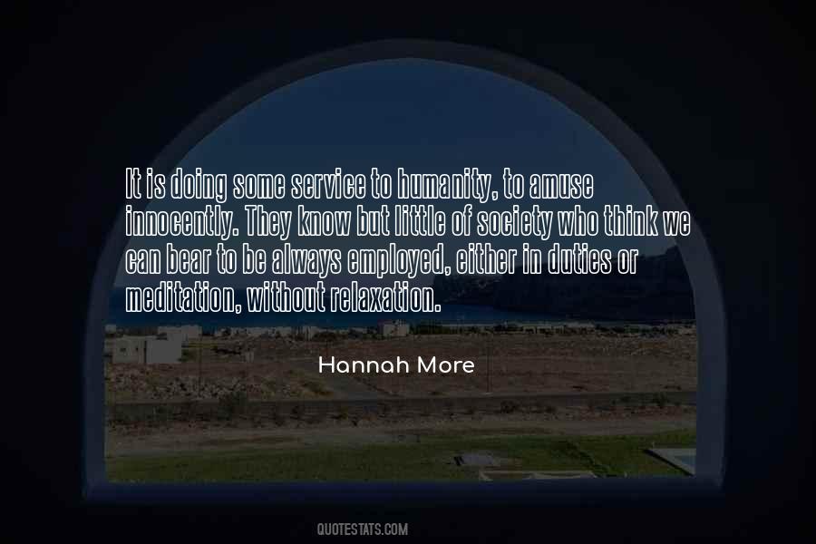 Hannah More Quotes #1118946