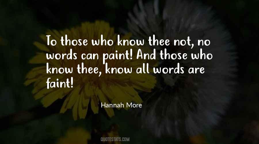 Hannah More Quotes #1475762