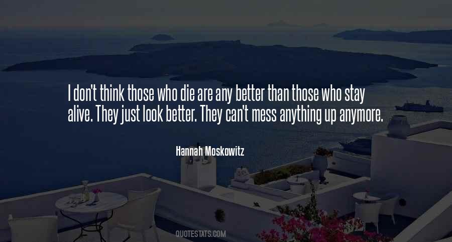 Hannah Moskowitz Quotes #1191457