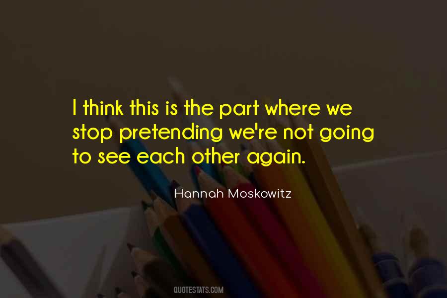 Hannah Moskowitz Quotes #1700968