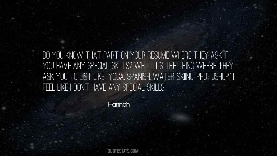Hannah Quotes #1252809
