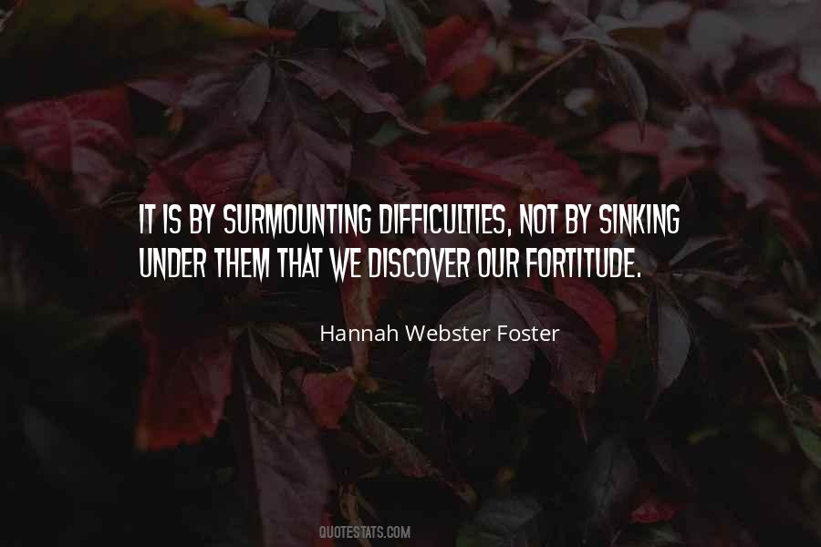 Hannah Webster Foster Quotes #1127969