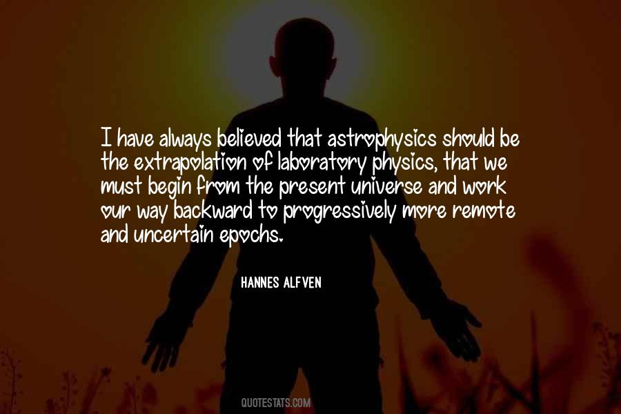 Hannes Alfven Quotes #1110191