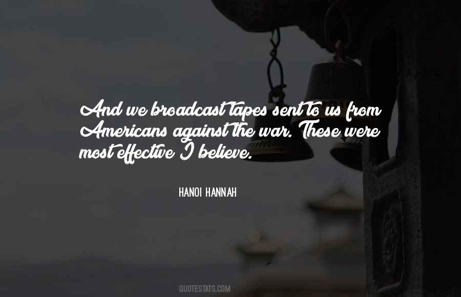 Hanoi Hannah Quotes #672341