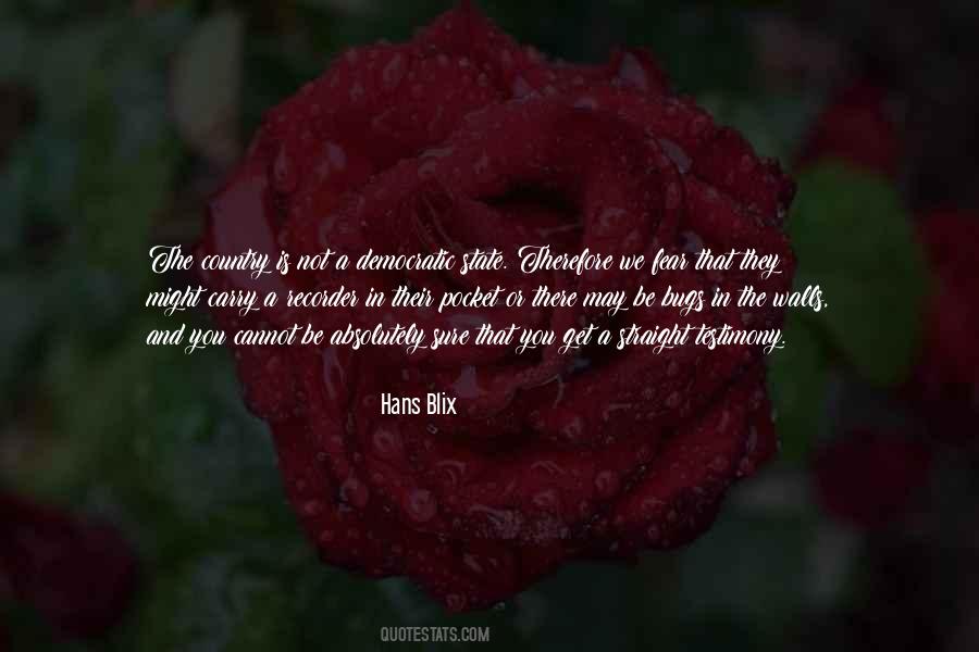 Hans Blix Quotes #533631