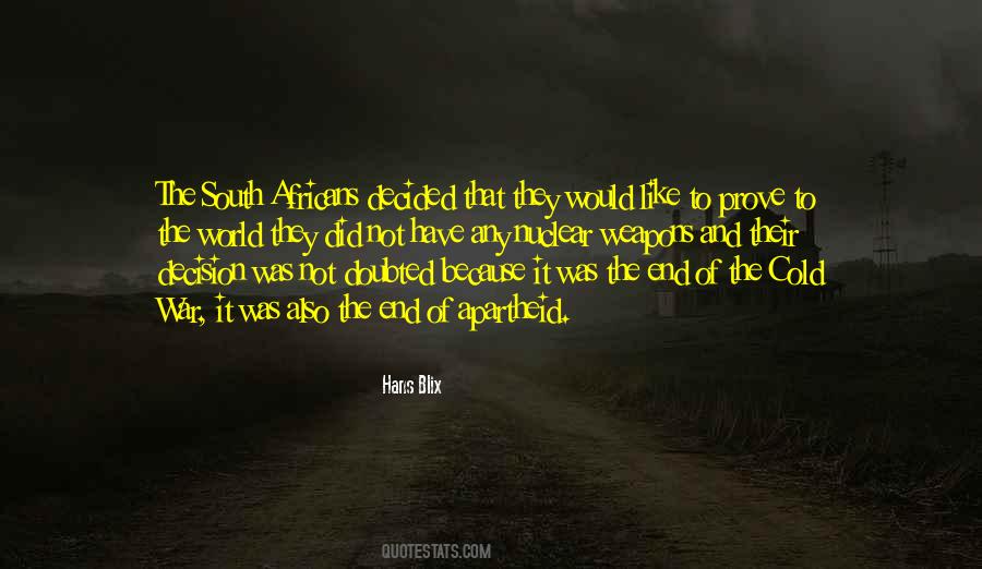 Hans Blix Quotes #547330
