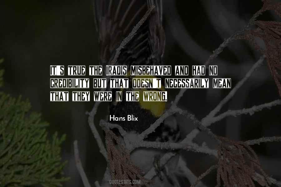 Hans Blix Quotes #838405