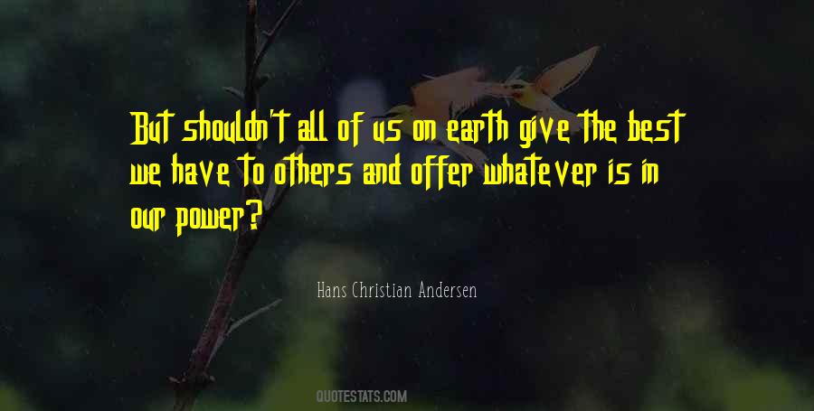 Hans Christian Andersen Quotes #1779410