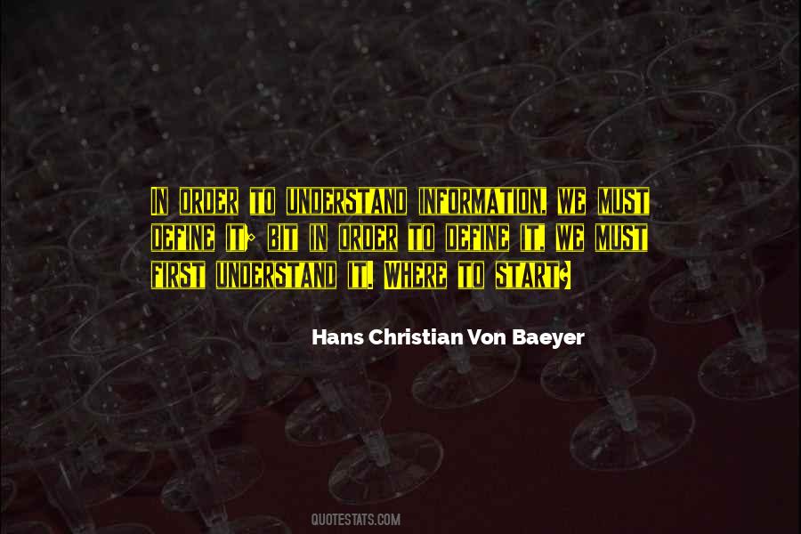 Hans Christian Von Baeyer Quotes #988610