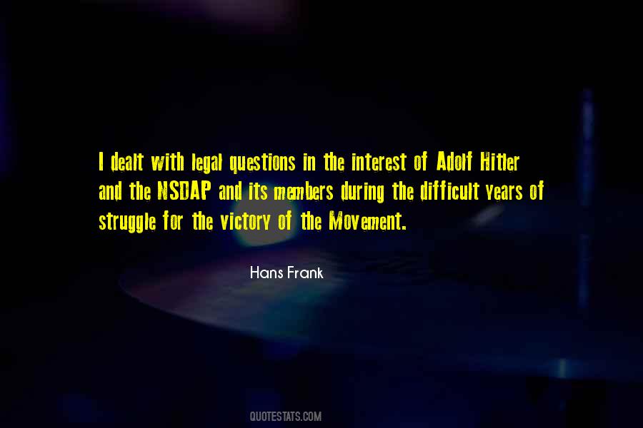 Hans Frank Quotes #203555