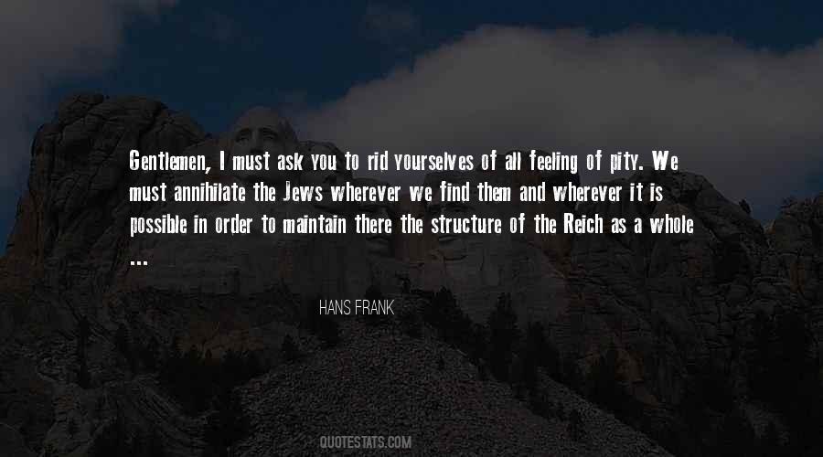 Hans Frank Quotes #239392
