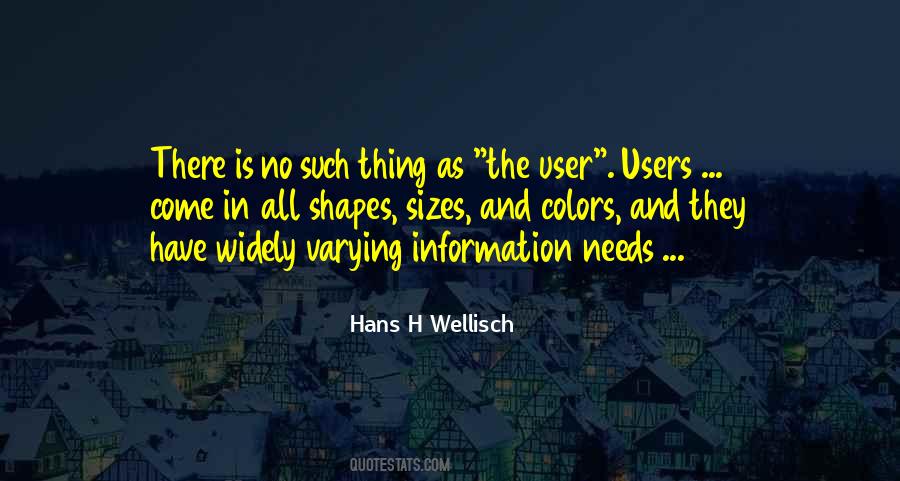 Hans H Wellisch Quotes #770070
