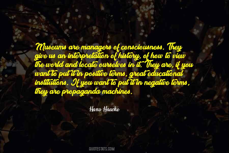 Hans Haacke Quotes #1643729