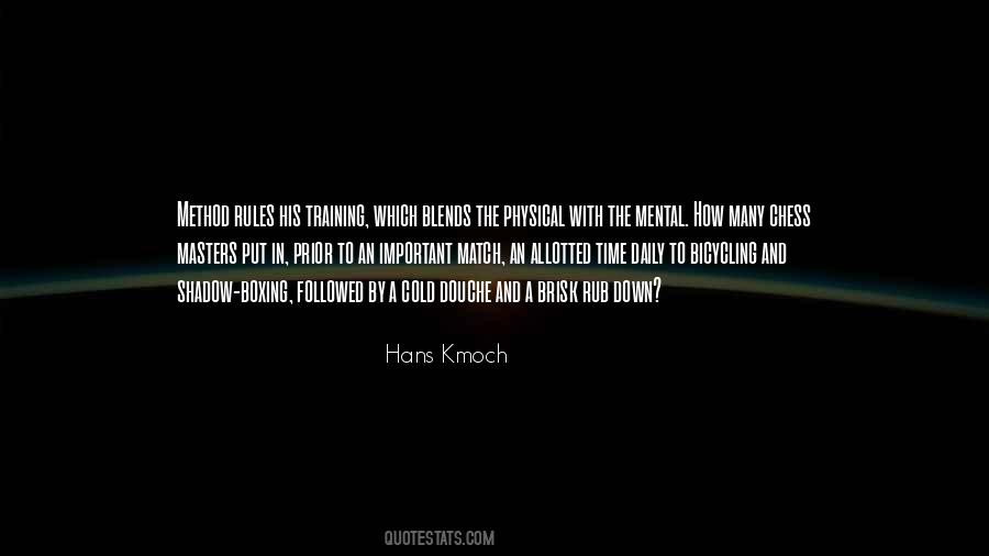 Hans Kmoch Quotes #899657